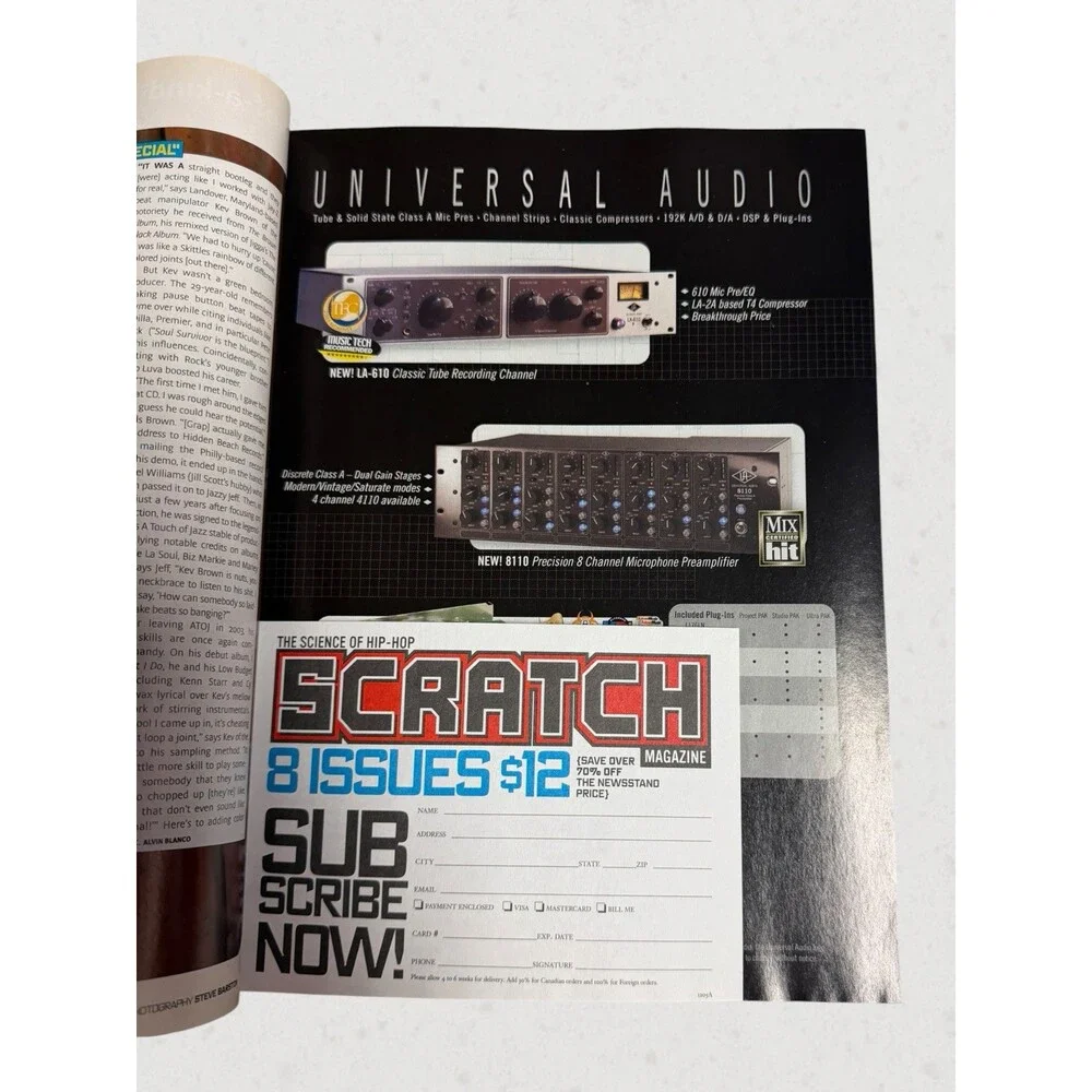 Scratch Hip Hop Magazine Nov / Dec 2005 Jermaine Dupri Kanye West Biggie Trina